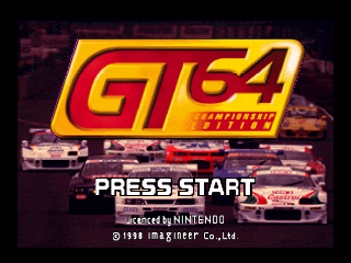GT64 - Championship Edition (USA) Title Screen